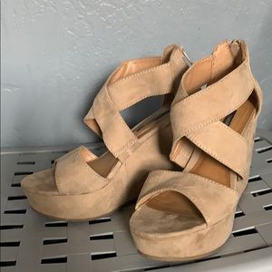 Forever 21 Beige Wedges